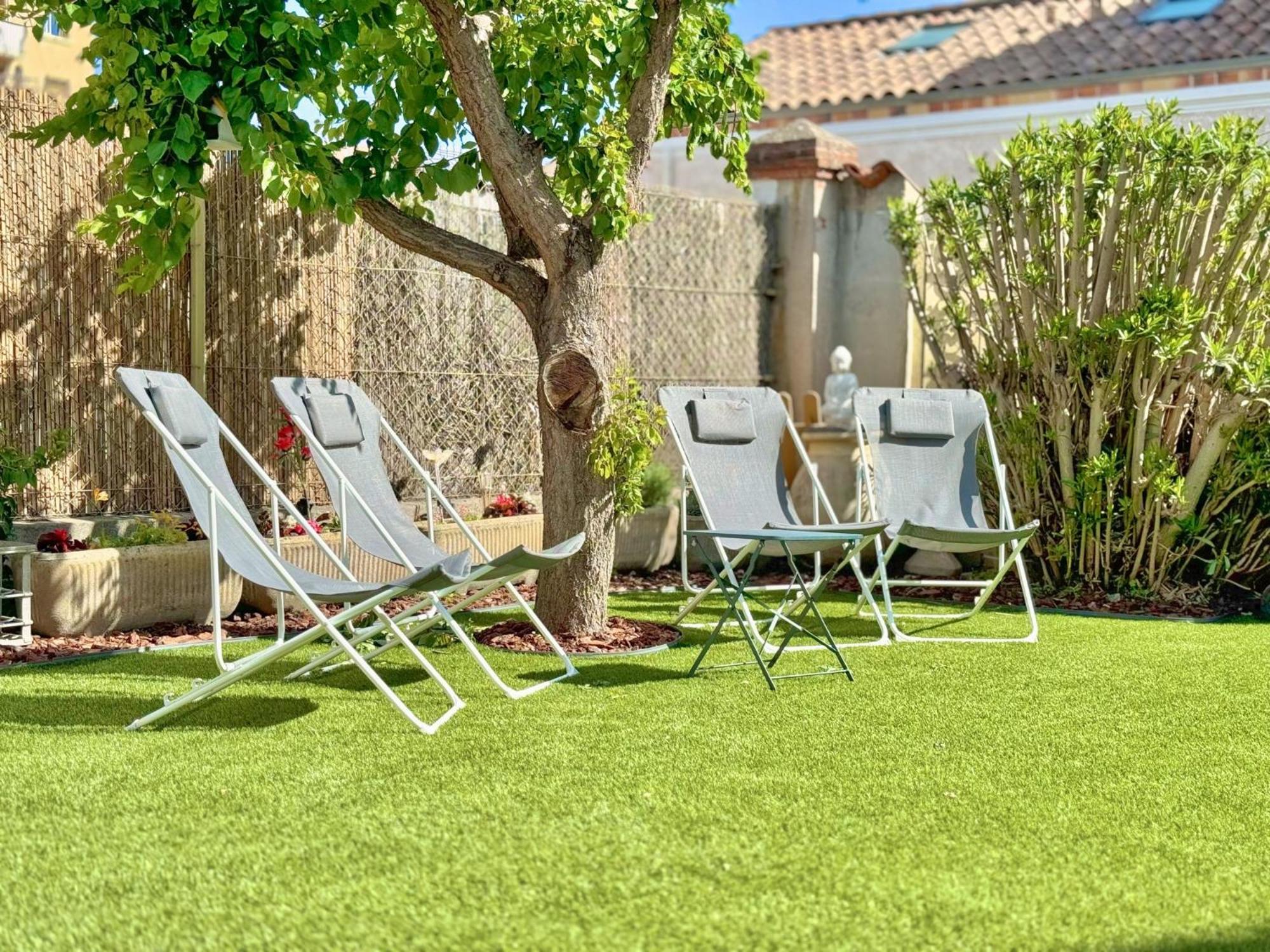 Maison Confort & Silence, Jardin & Barbecue Marseille Exteriör bild